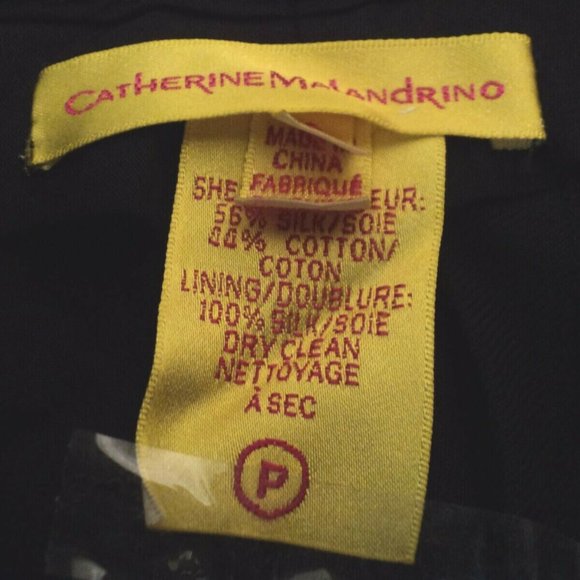 Catherine Malandrino Dress Pants Size 8 Cutwork - Picture 6 of 7